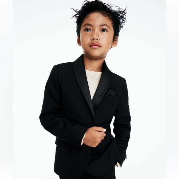 H&M 🏷️ Boy BLAZER 🩶 SIZE - 6 - Picture 3 of 6